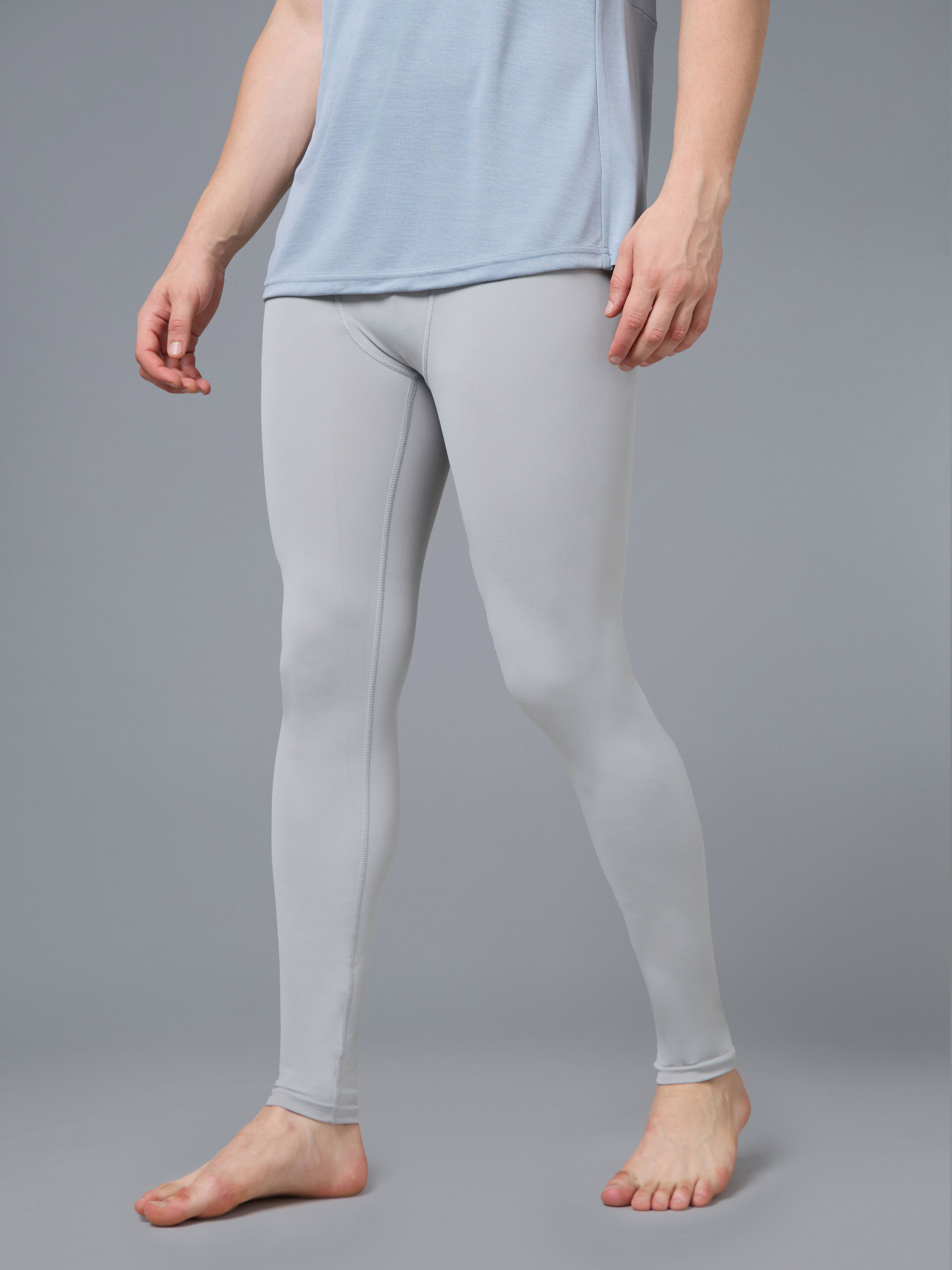 technosport Solid Men Grey Tights-picture-16