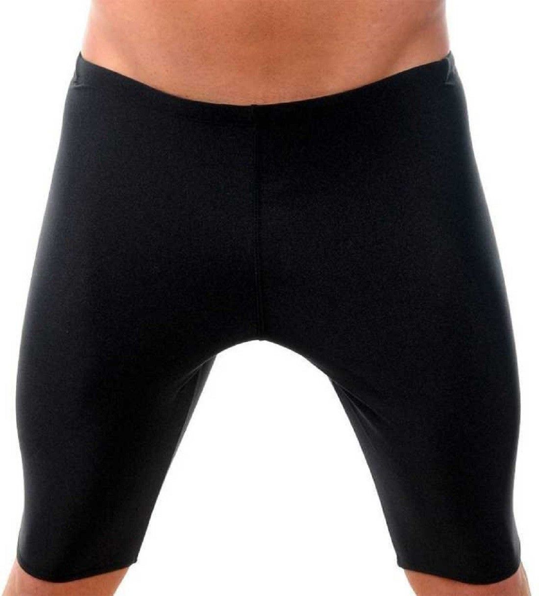 the morning play Solid Men Black Tights-picture-21