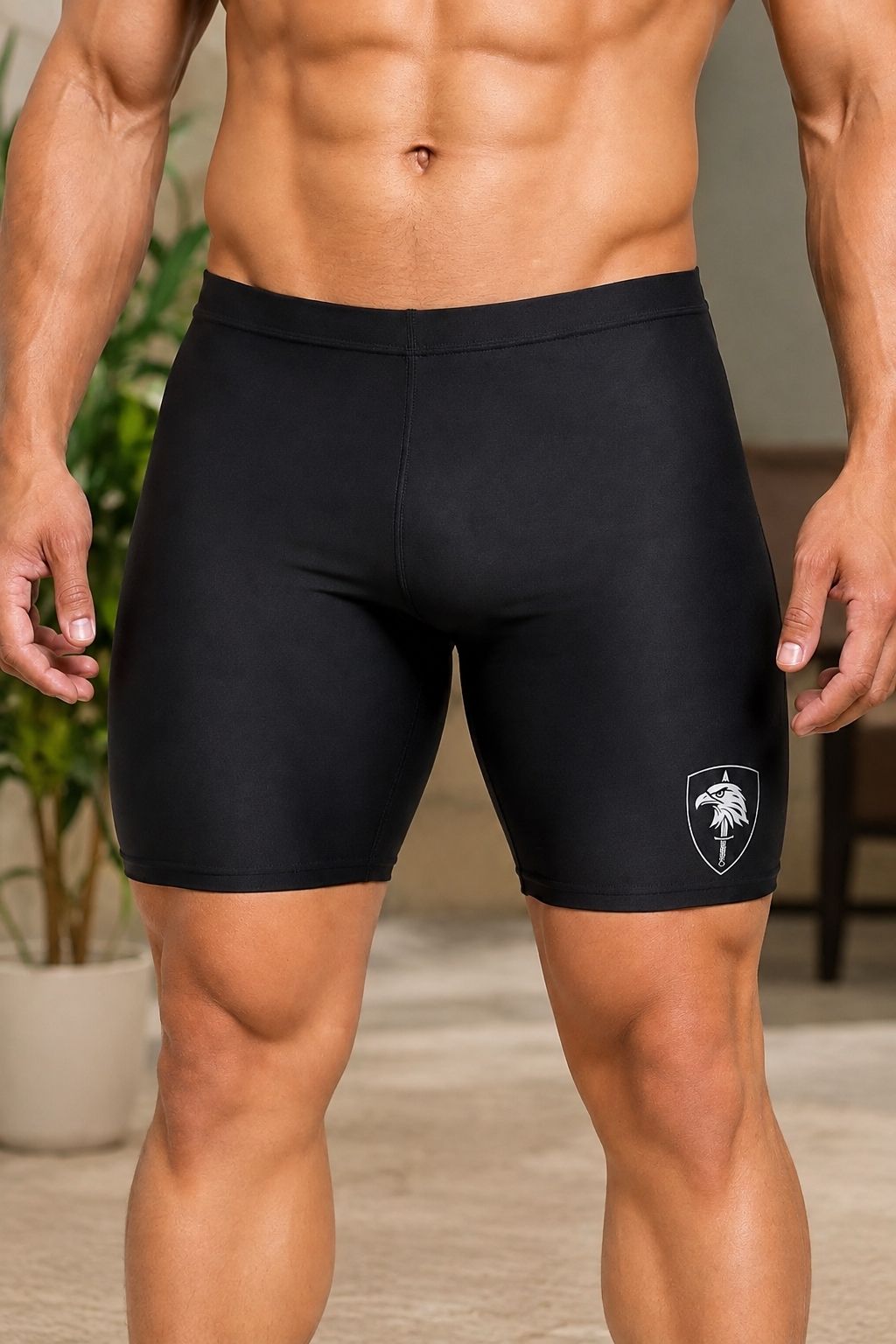 the royal tech Solid Men Black Tights-picture-14