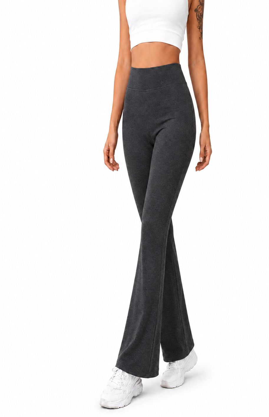 coolest fashion hub Solid Women Grey Tights-picture-29