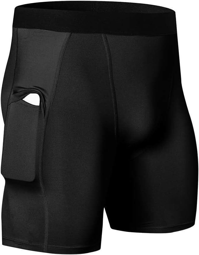 ninq Solid Men Black Tights-picture-17