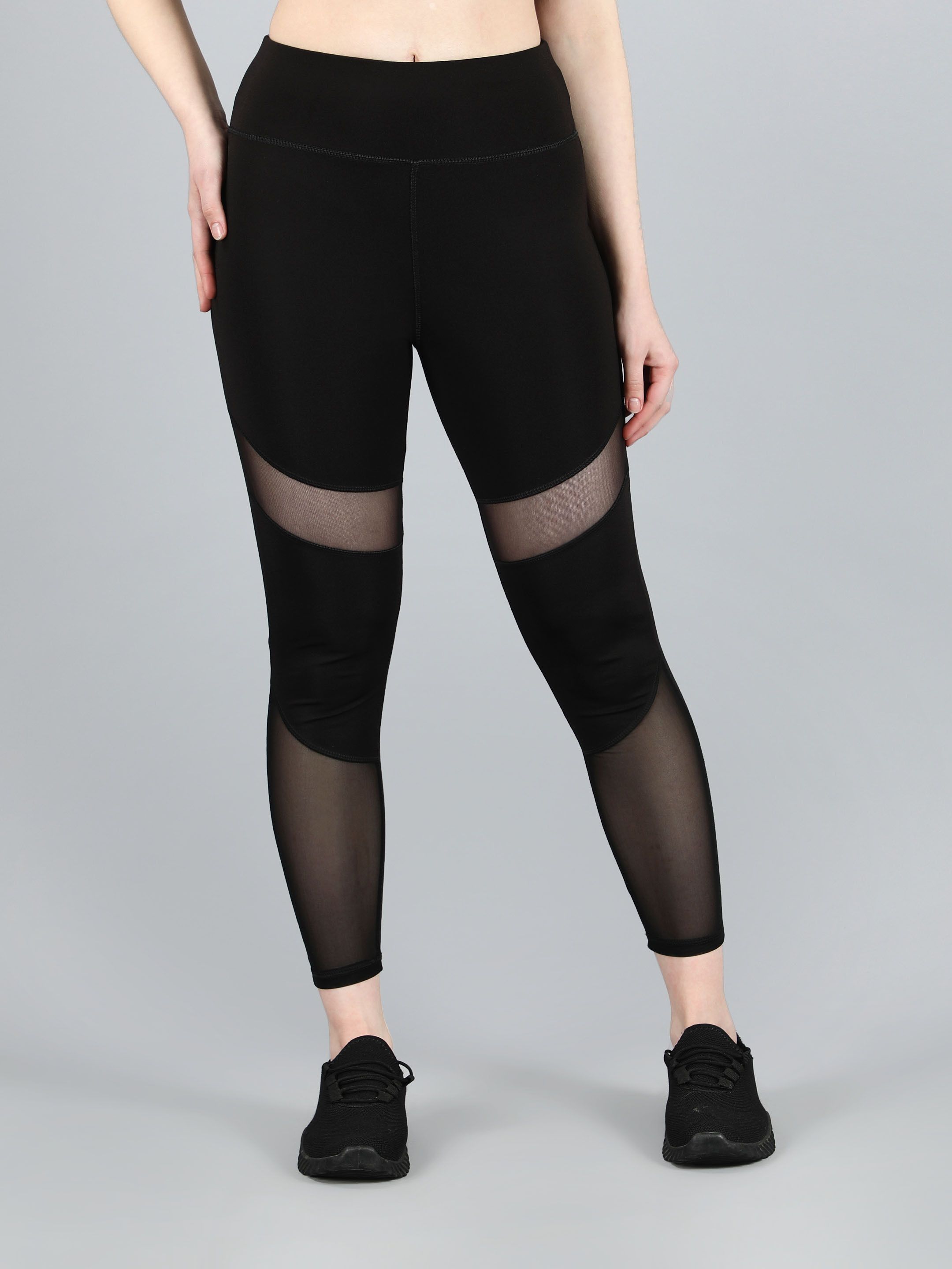 cosvos Solid Women Black Tights-picture-33