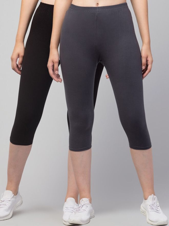 vishwakarma trends Solid Women Black, Orange Tights-picture-28