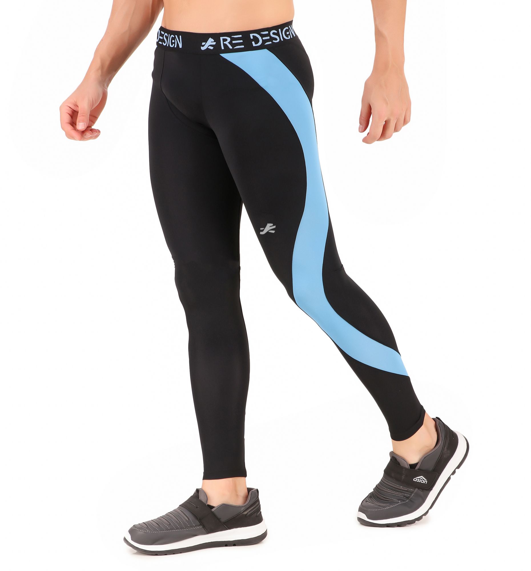 redesign apparels Color Block Men Multicolor Tights-picture-26