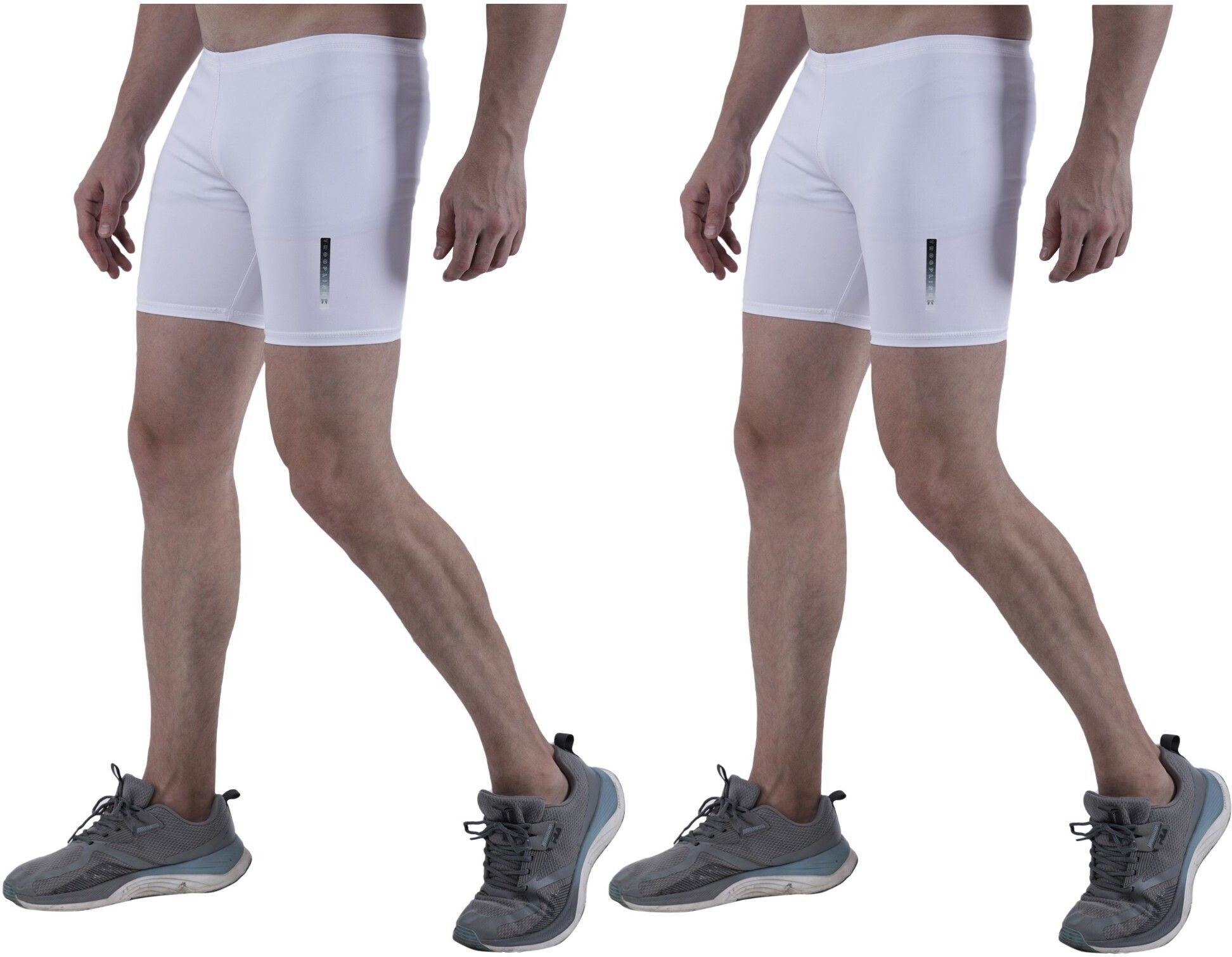 troopline Solid Men White Tights-picture-39