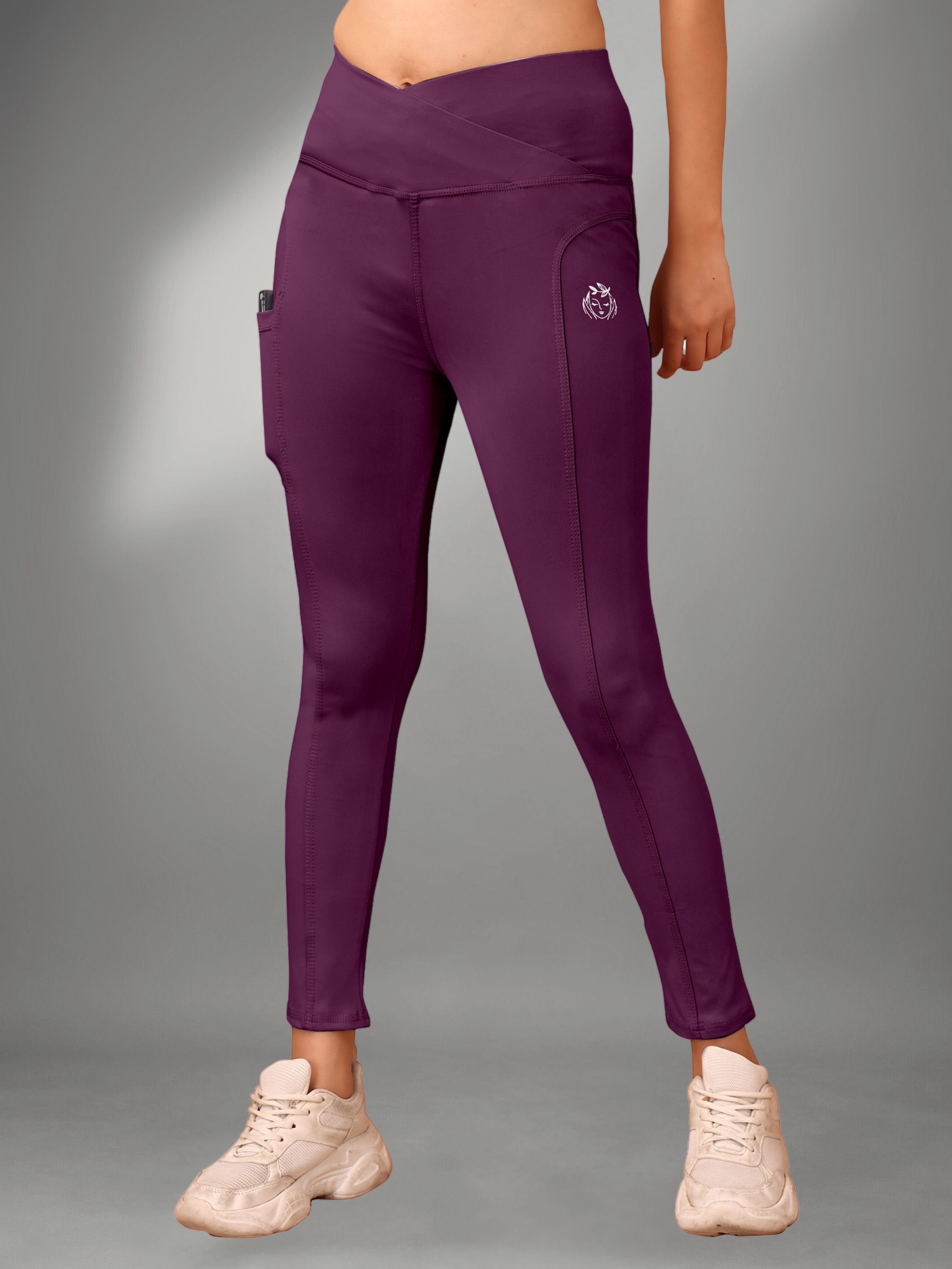 poojaran Solid Women Multicolor Tights-picture-28