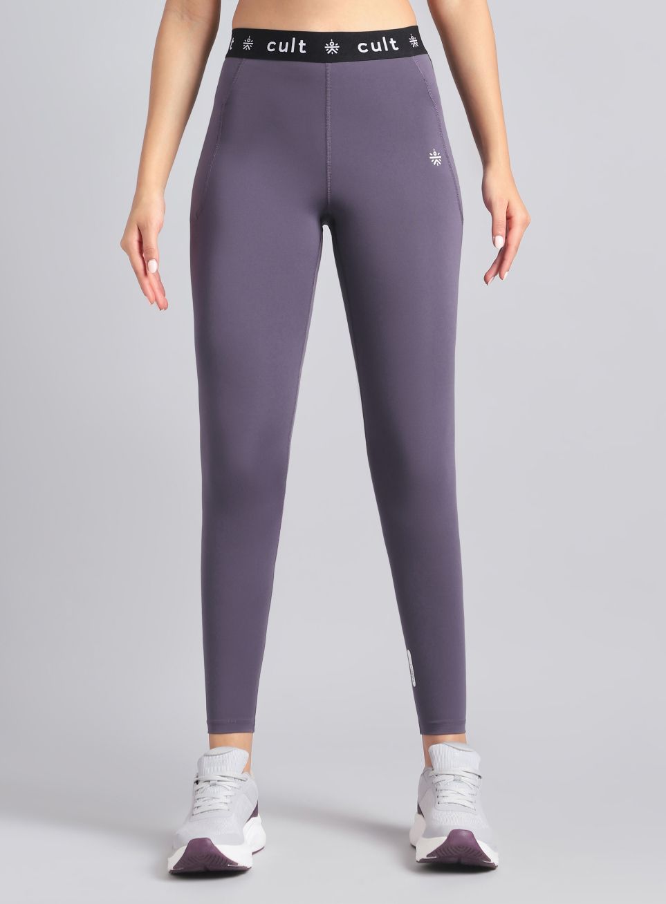cult Solid Women Purple Tights-picture-24