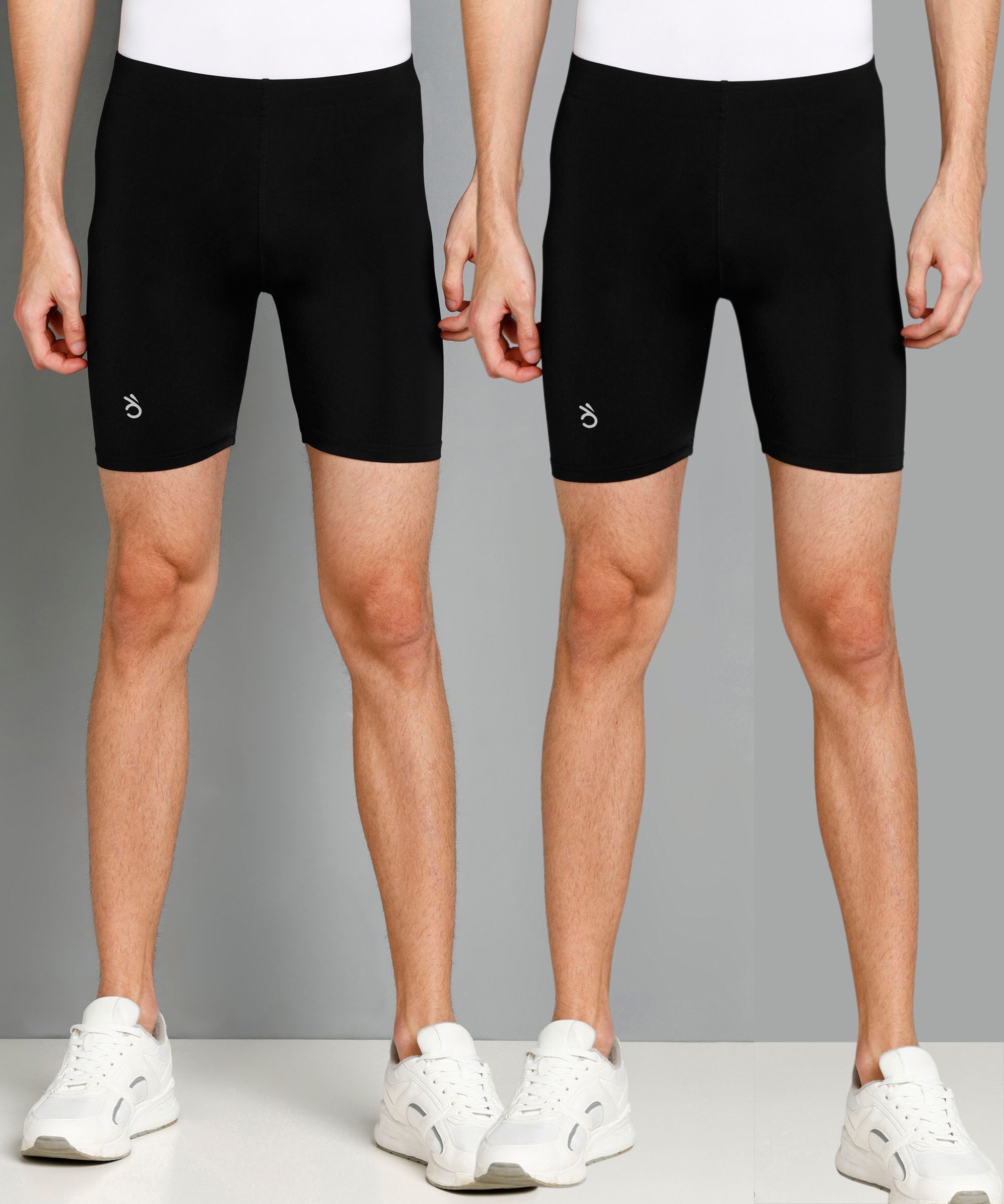 lemona Solid Men Black Tights-picture-21