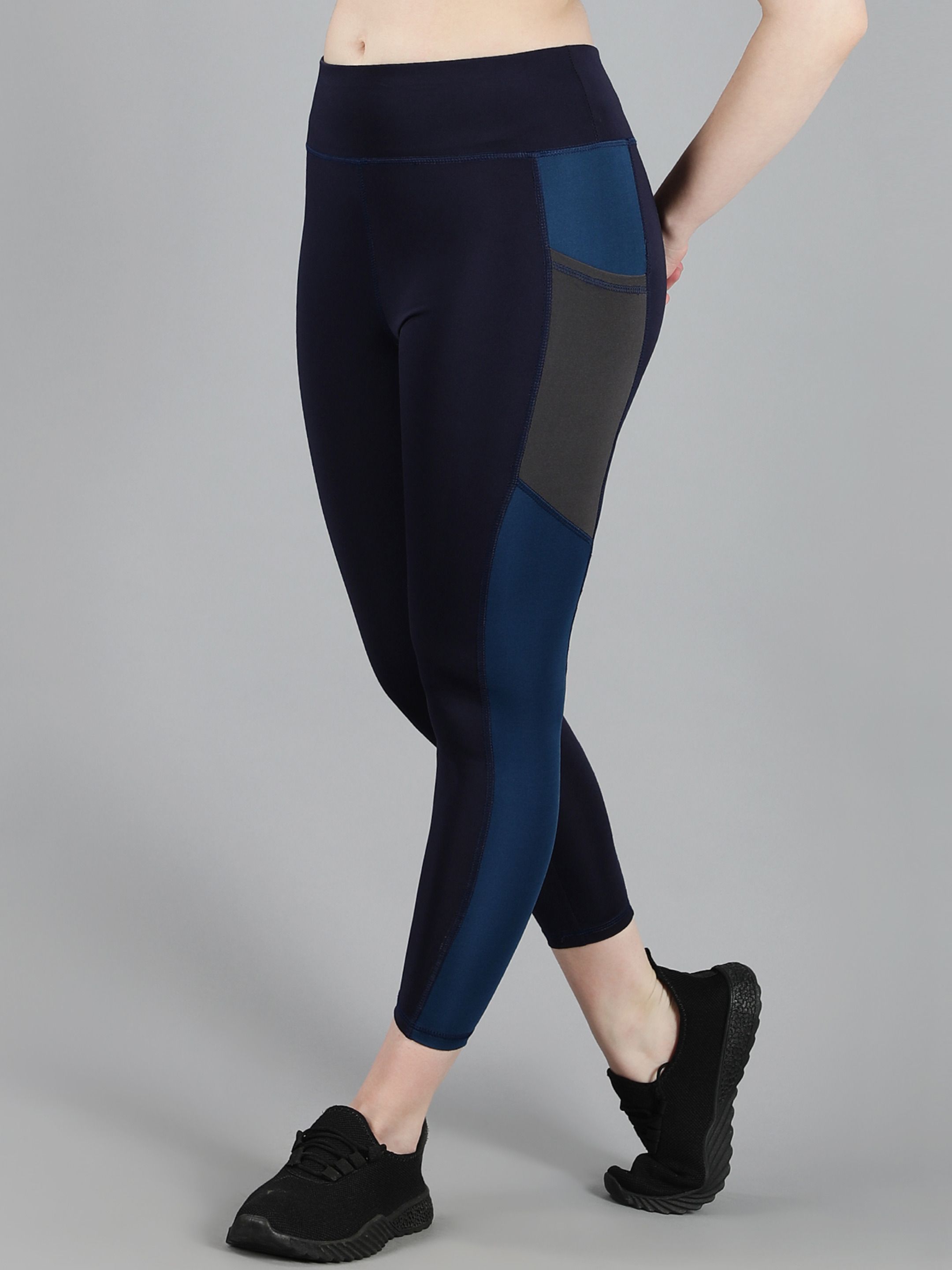 cosvos Solid Women Dark Blue Tights-picture-19