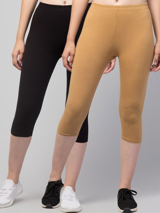 vishwakarma trends Solid Women Black, Orange Tights-picture-39