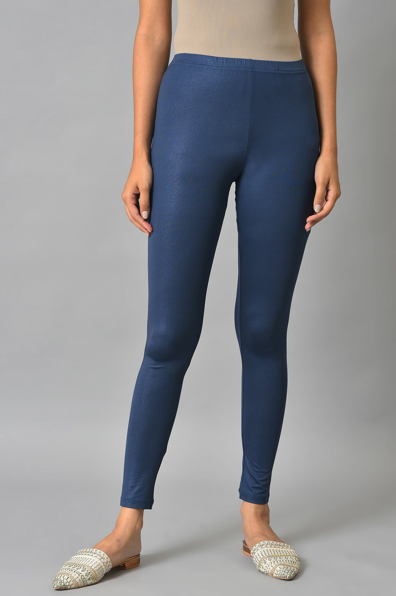 elleven Solid Women Blue Tights-picture-40