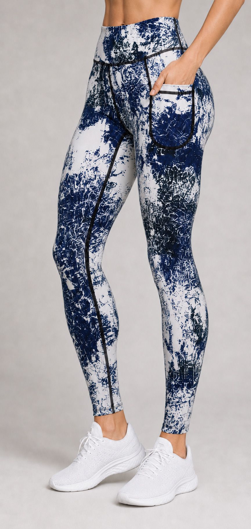 valle lou Printed Women White, Blue Tights-picture-26