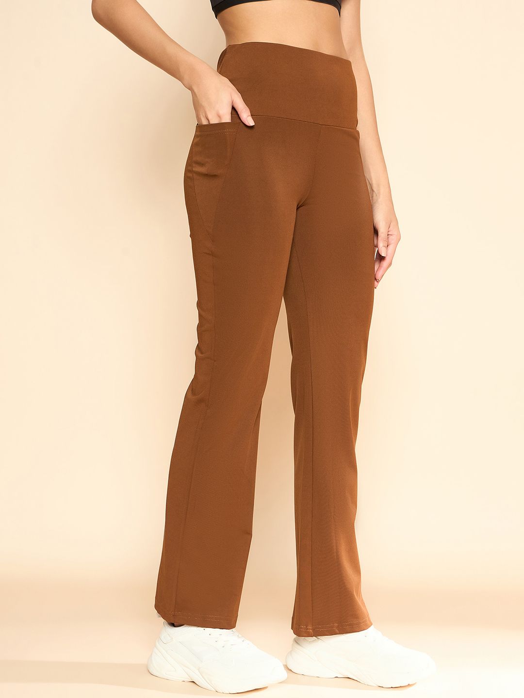 color capital Solid Women Brown Tights-picture-21