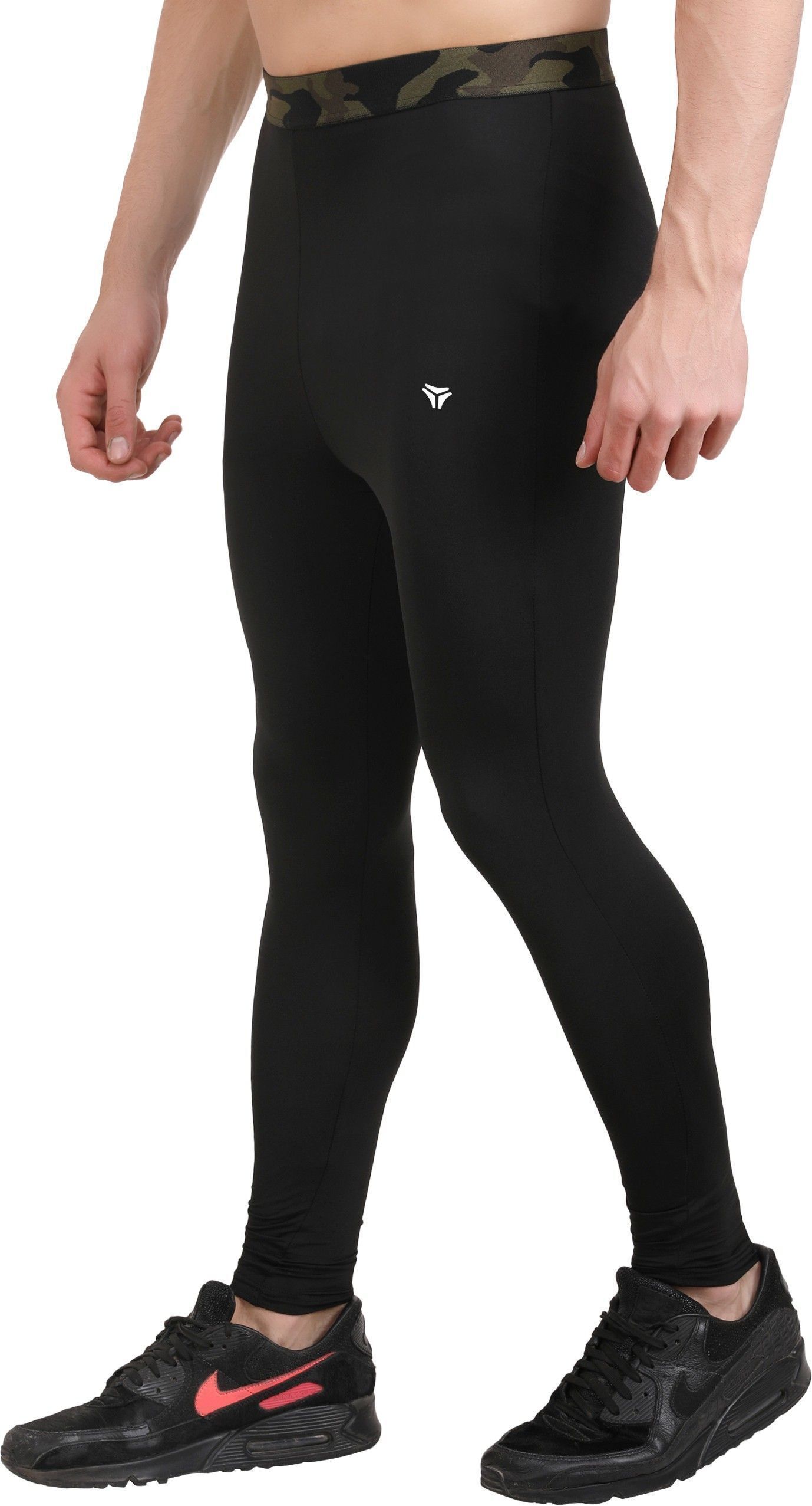kyk Solid Men Black Tights-picture-22