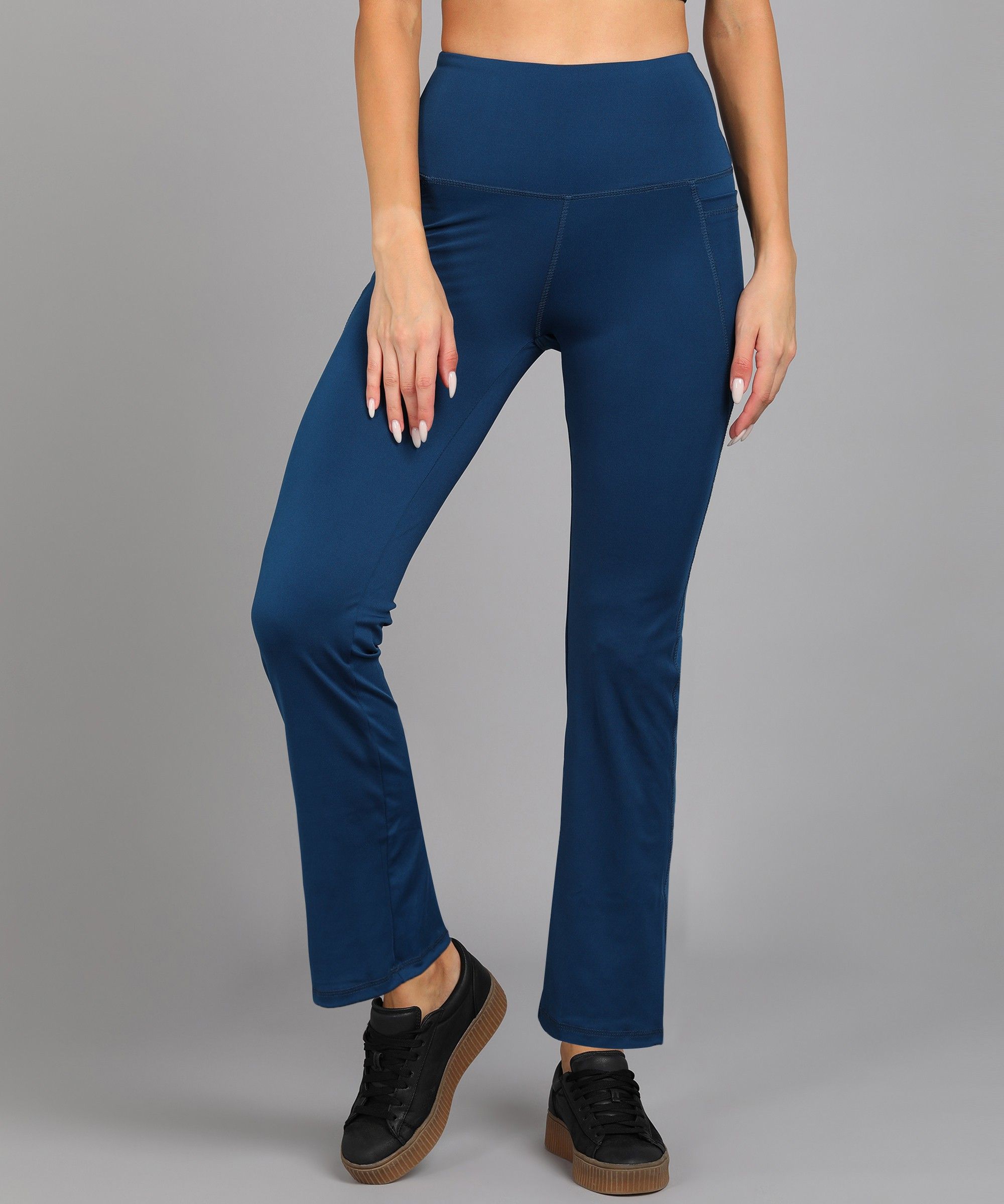 rock paper scissors Solid Women Blue Tights-picture-19