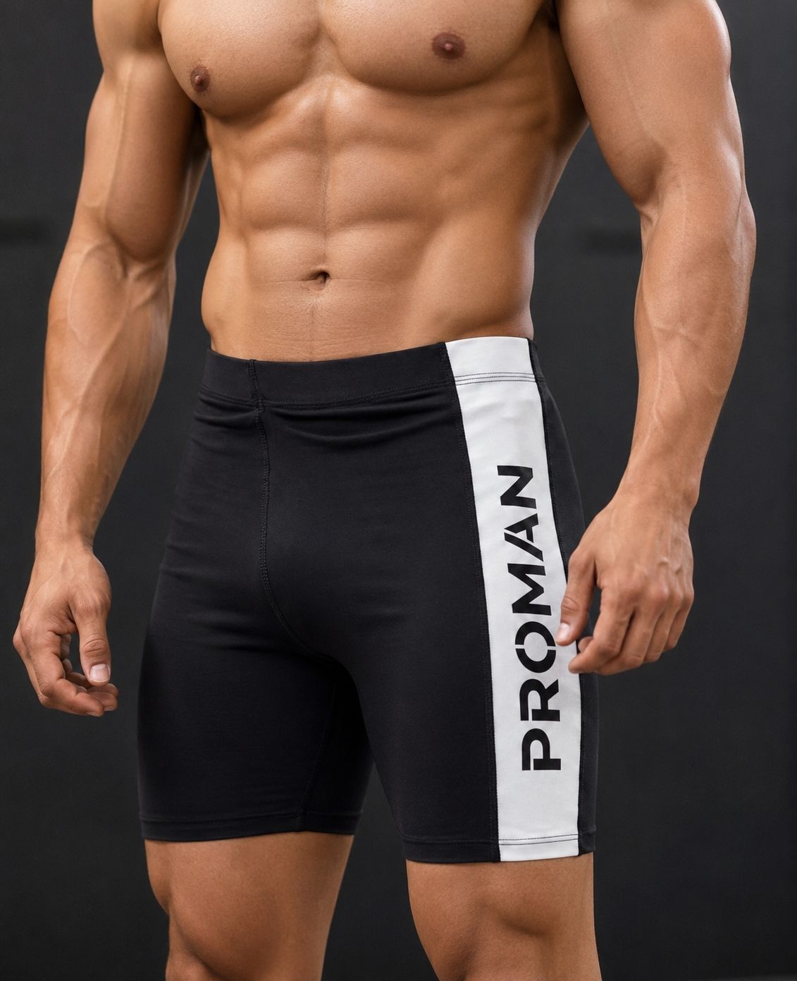 Solid Men Black, White Tights-image-41