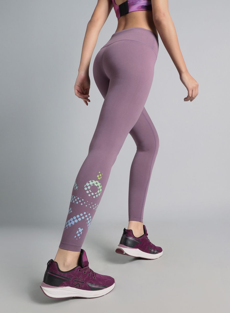 cult Solid Women Purple Tights-picture-19