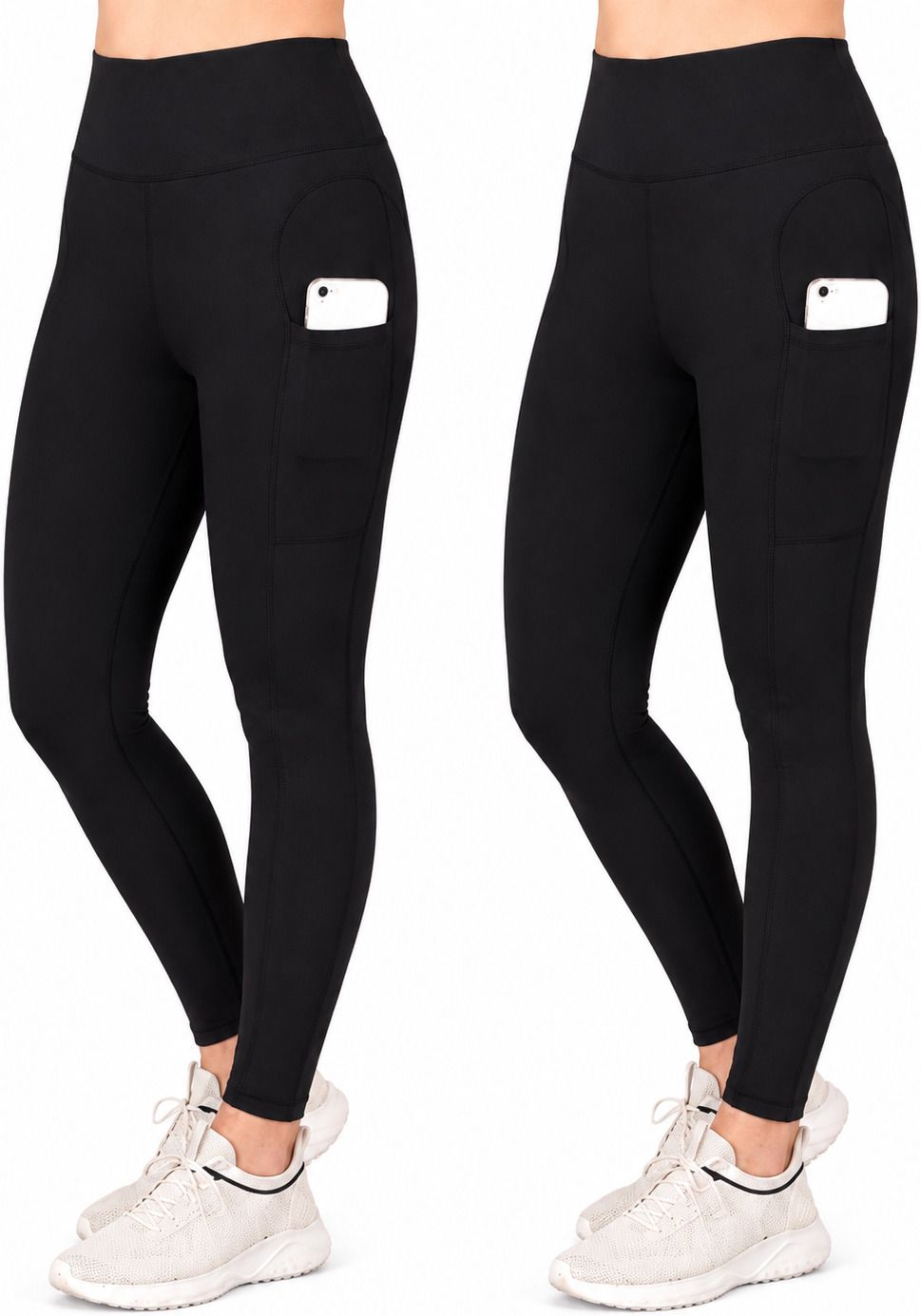 revora Solid Women Black Tights-picture-10