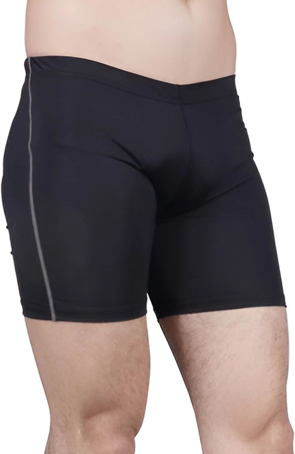 sportinger Solid Men Black Tights-picture-11