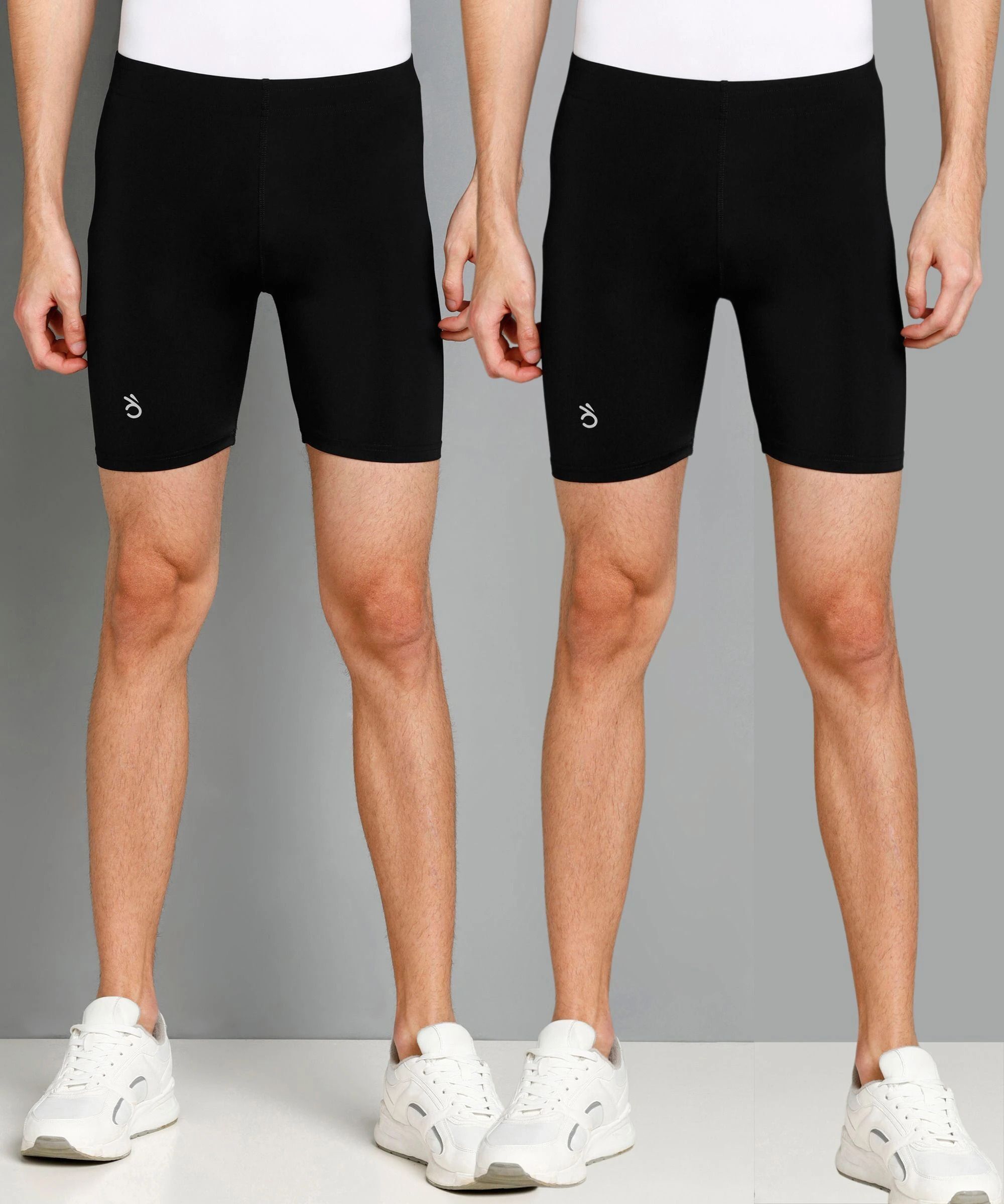 lemona Solid Men Black Tights-picture-17