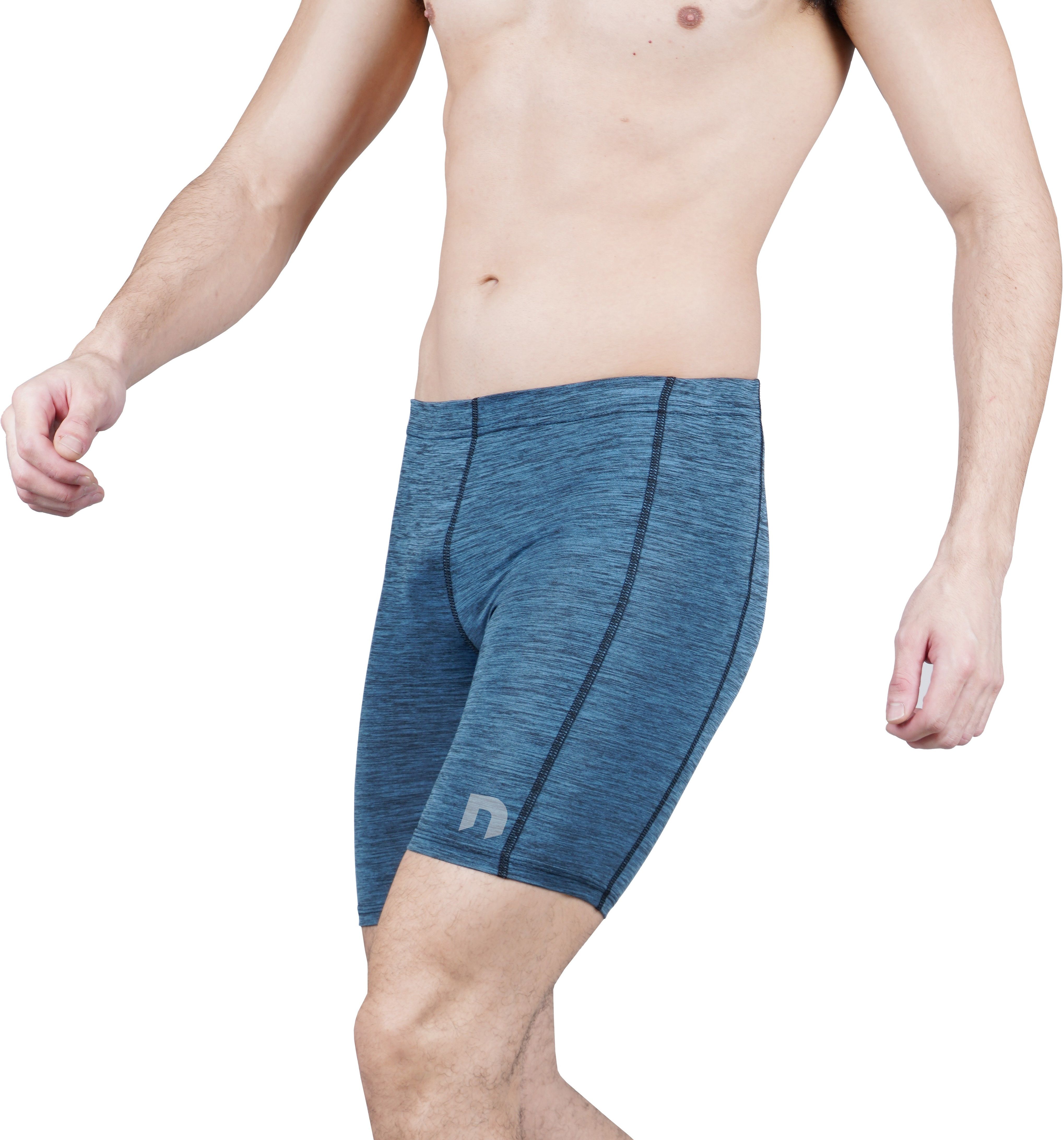 never lose Solid Men Light Blue Tights-picture-22