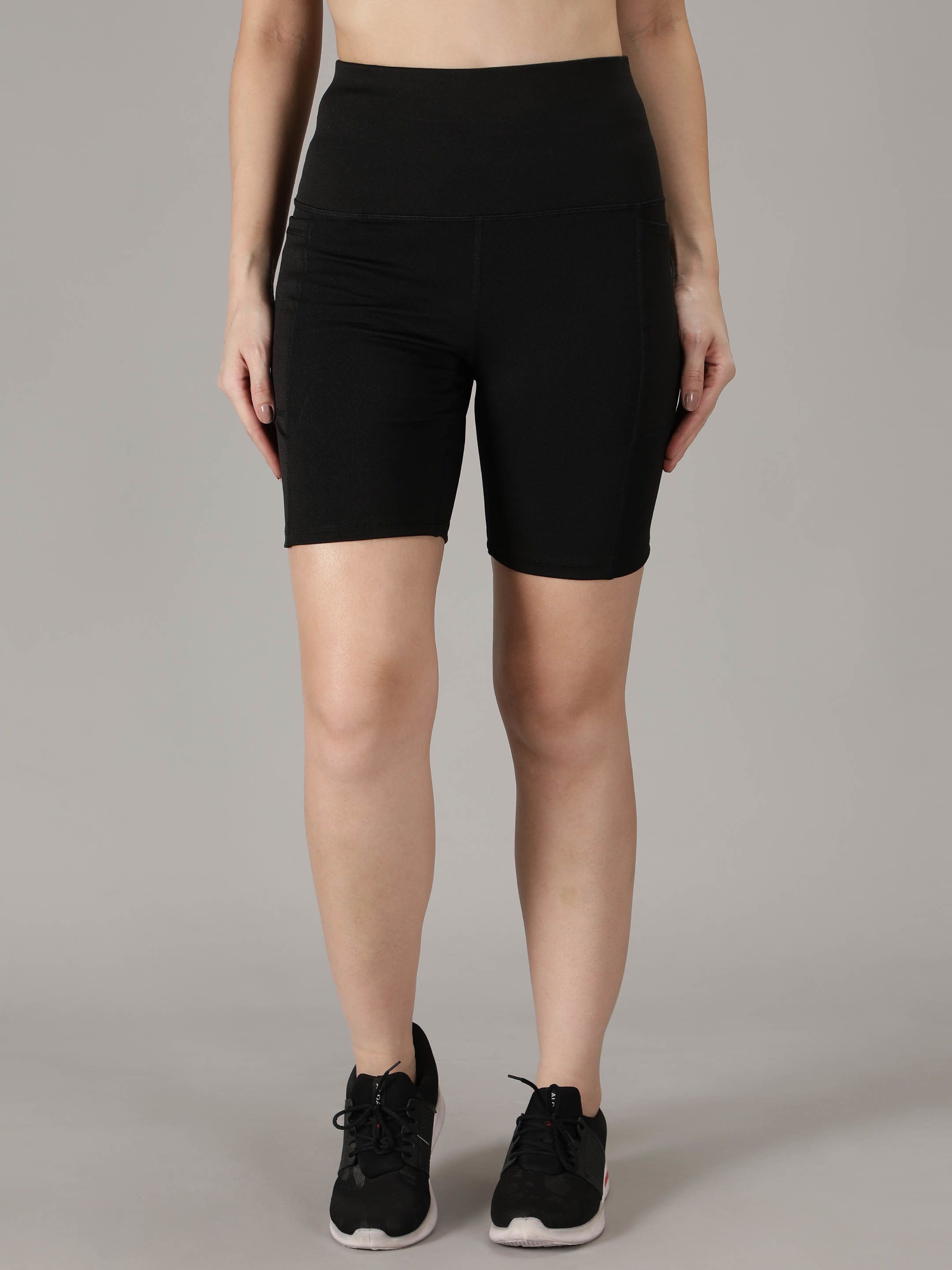 madact Solid Women Black Tights-picture-13