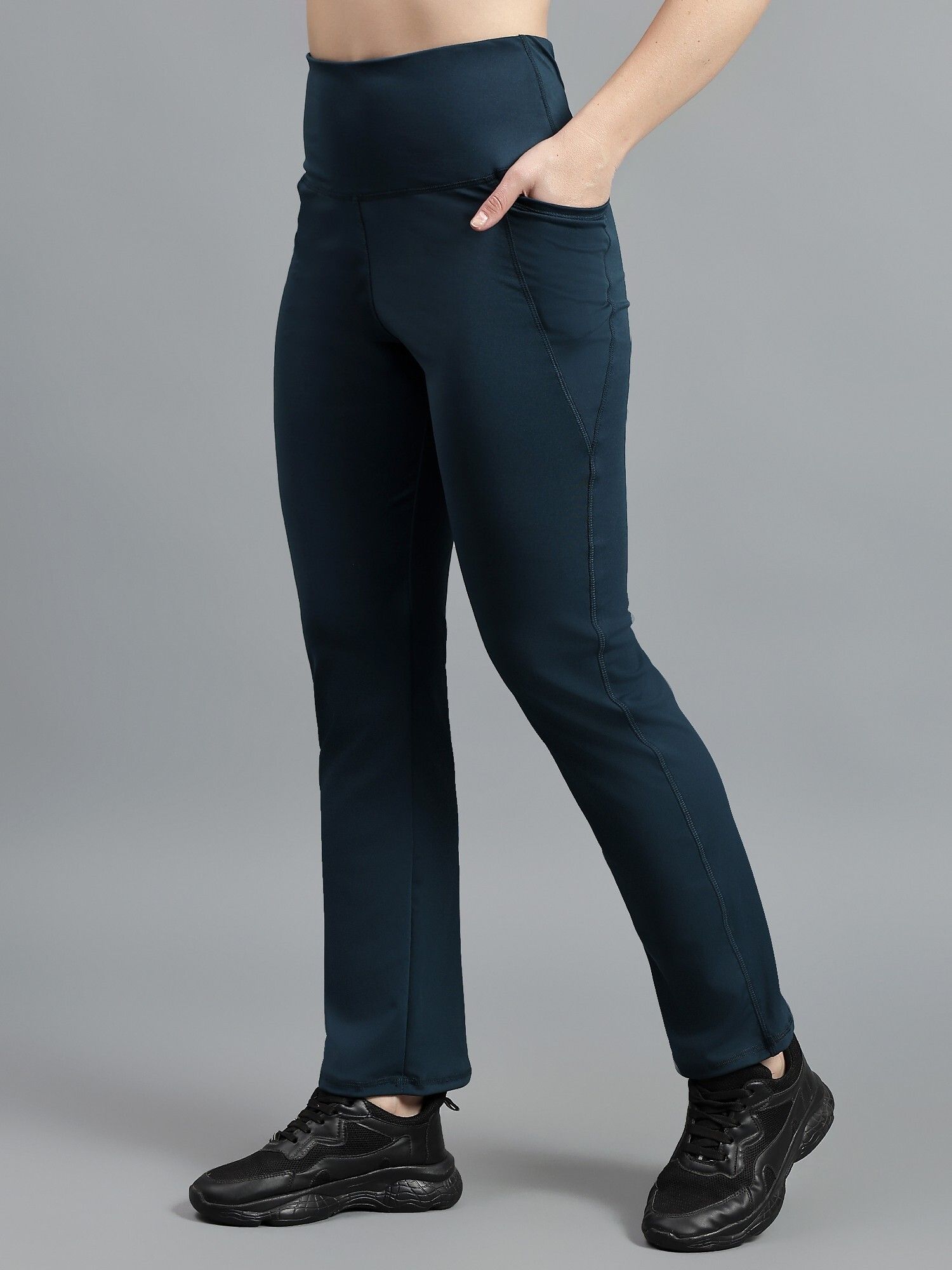 cosvos Solid Women Dark Blue Tights-picture-17