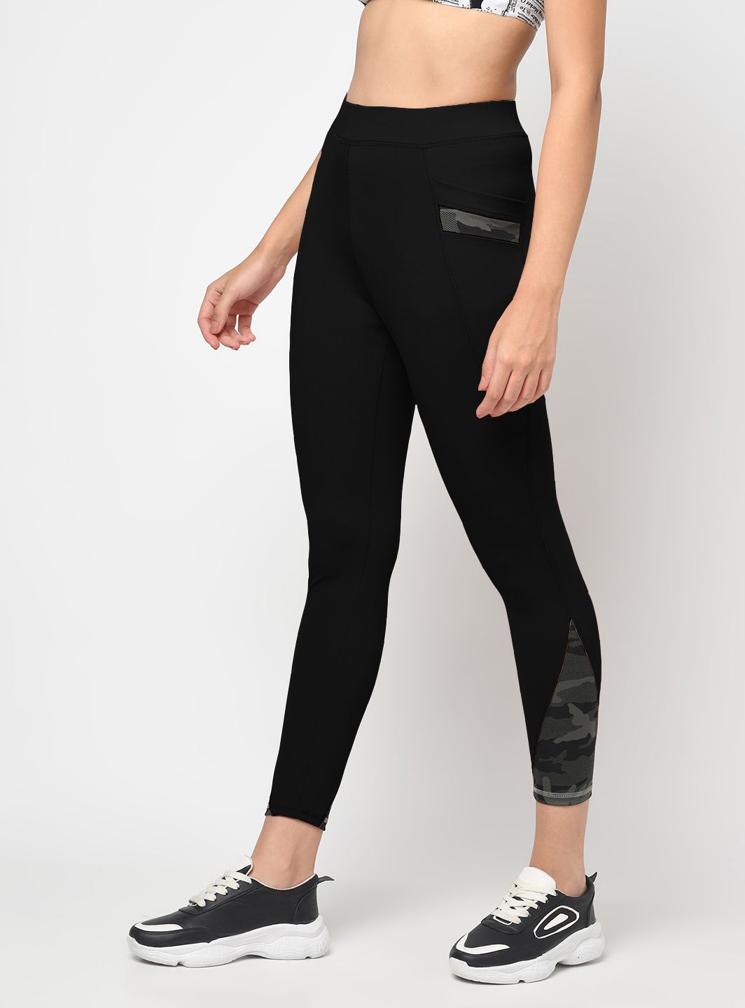 adrenex by flipkart Solid Women Black Tights-picture-16