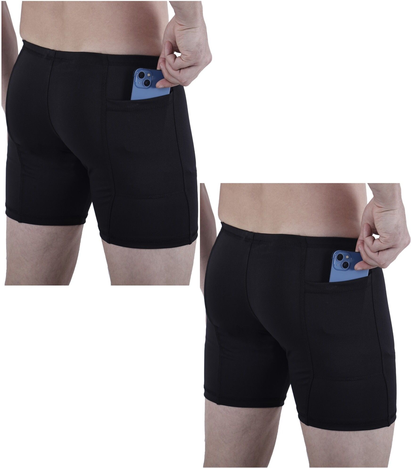 Solid Men Black, Black Tights