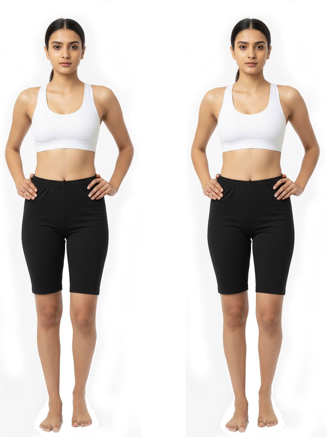 shaksi Solid Women Black Tights-picture-19