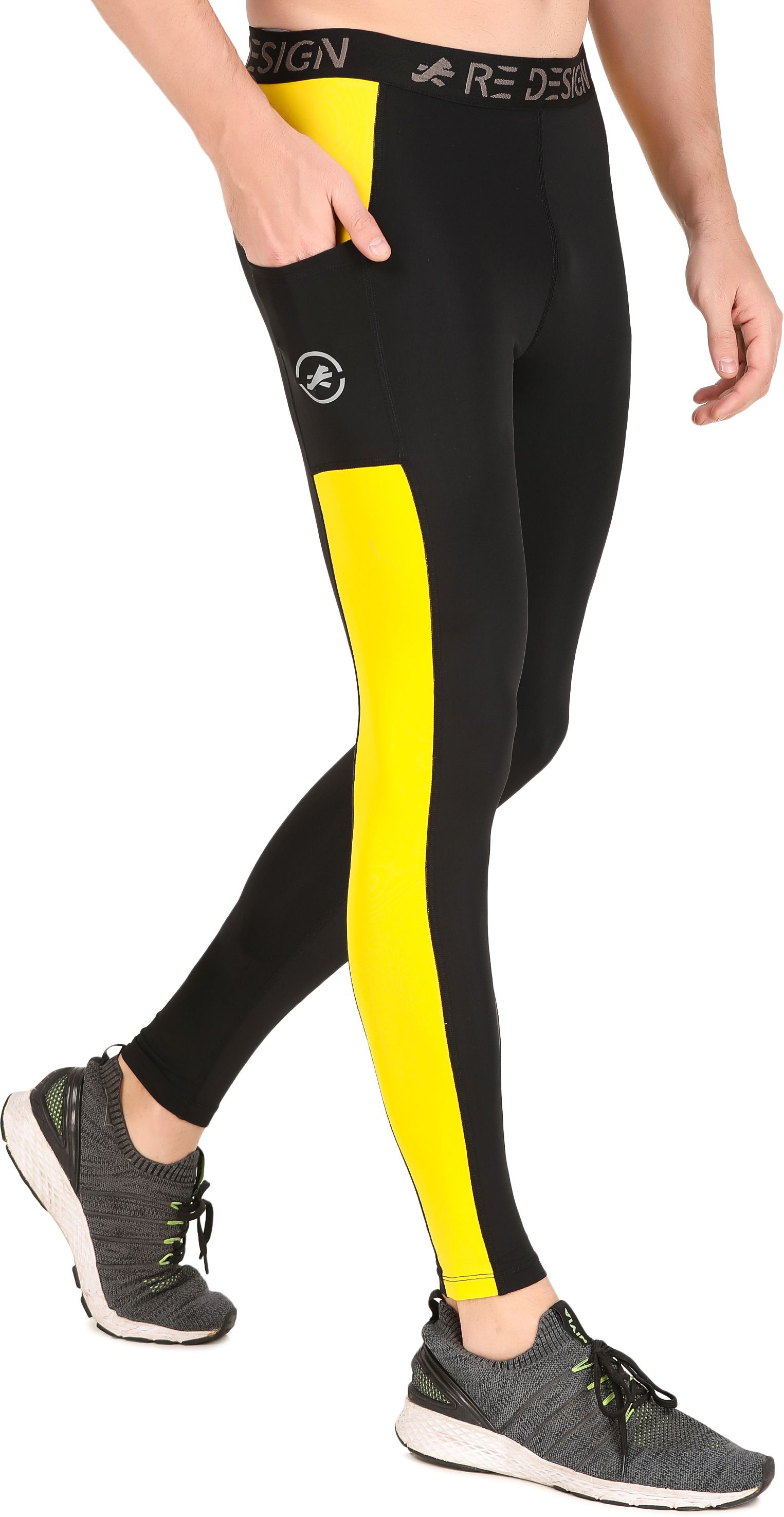 redesign apparels Color Block Men Multicolor Tights-picture-20