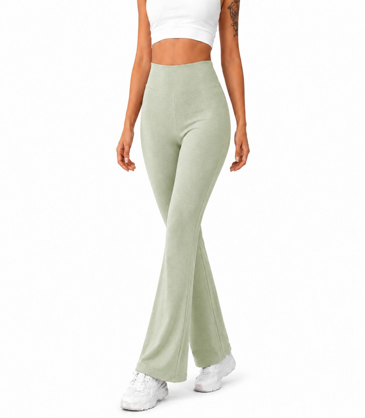 coolest fashion hub Solid Women Light Green Tights-picture-11