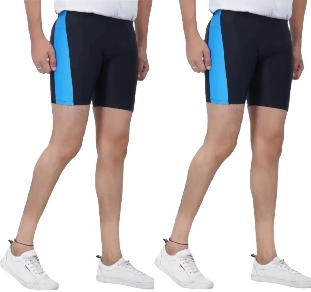 nishant sports Printed Men Black Tights-picture-10