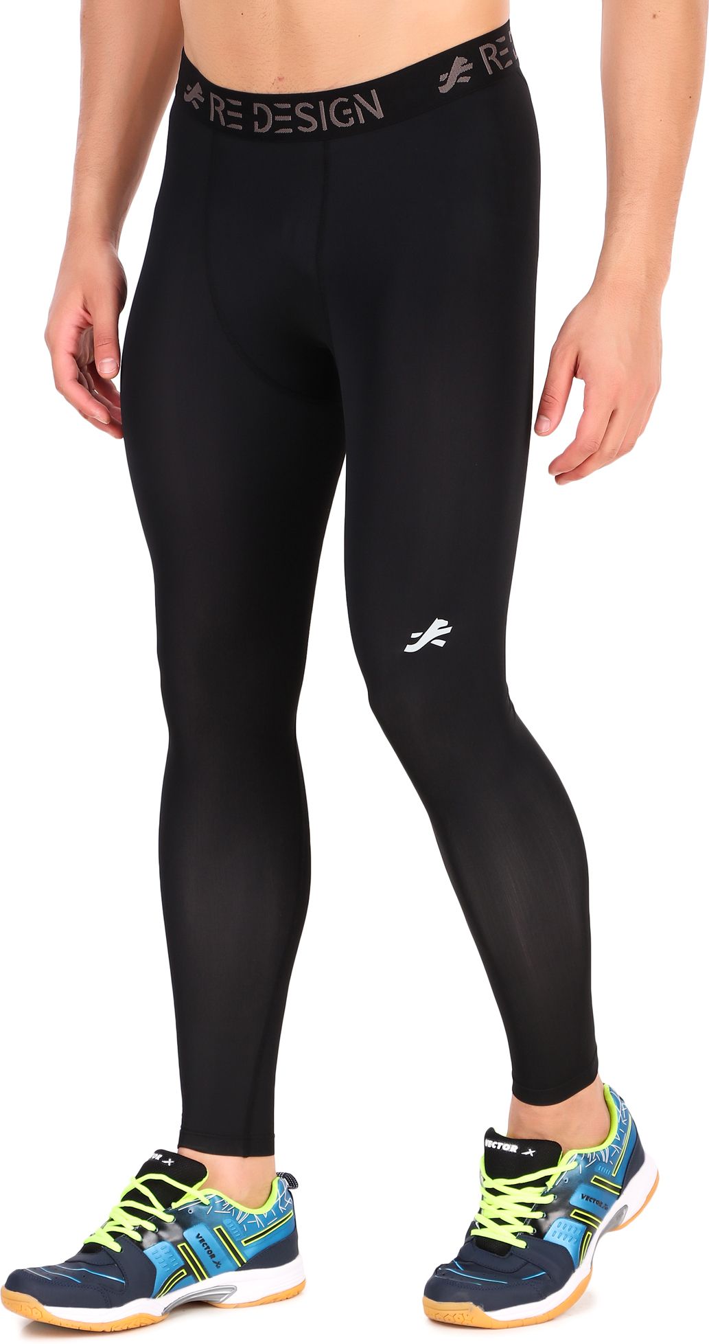 redesign apparels Solid Men Black Tights-picture-19
