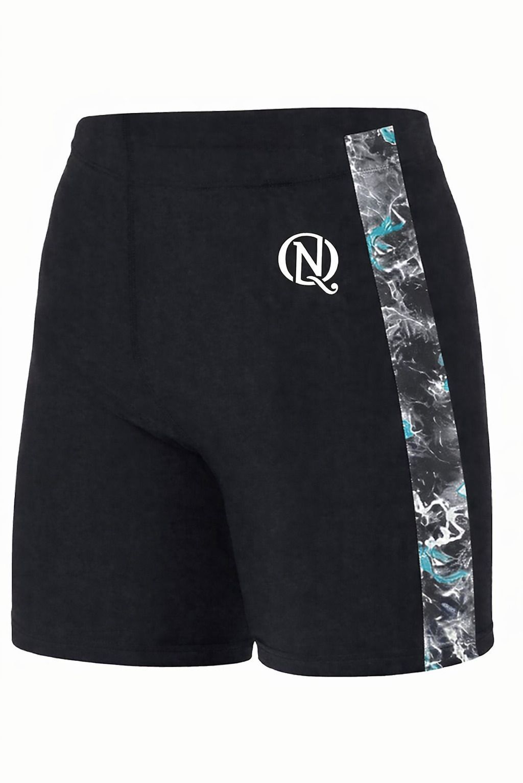 never quit Printed Men Black, Blue Tights-picture-13