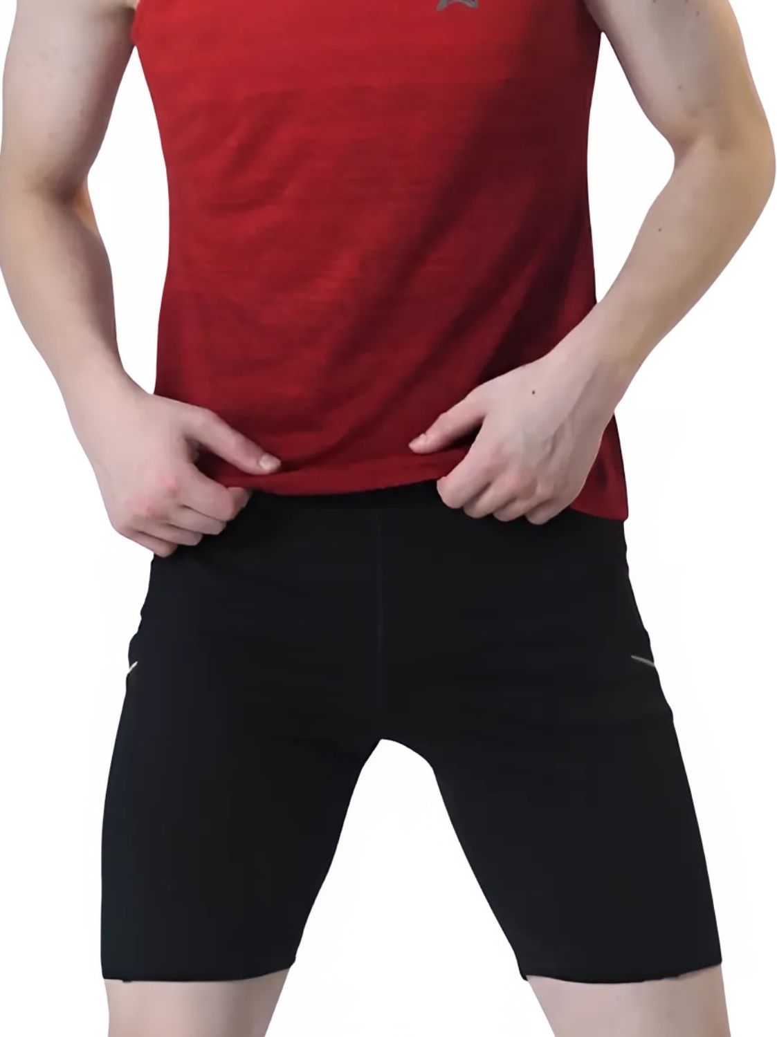 aguante Solid Men Black Tights-picture-34