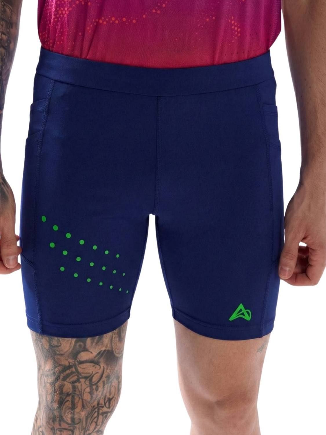 aguante Solid Men Dark Blue Tights-picture-48