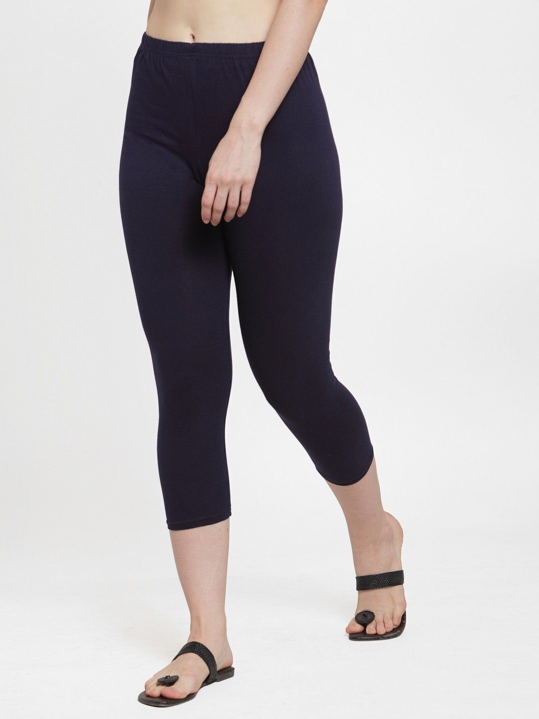 vishwakarma trends Solid Women Dark Blue Tights-picture-21