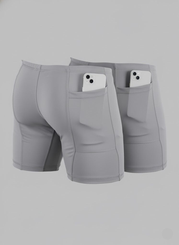 troopline Solid Men Grey, Grey Tights-picture-21