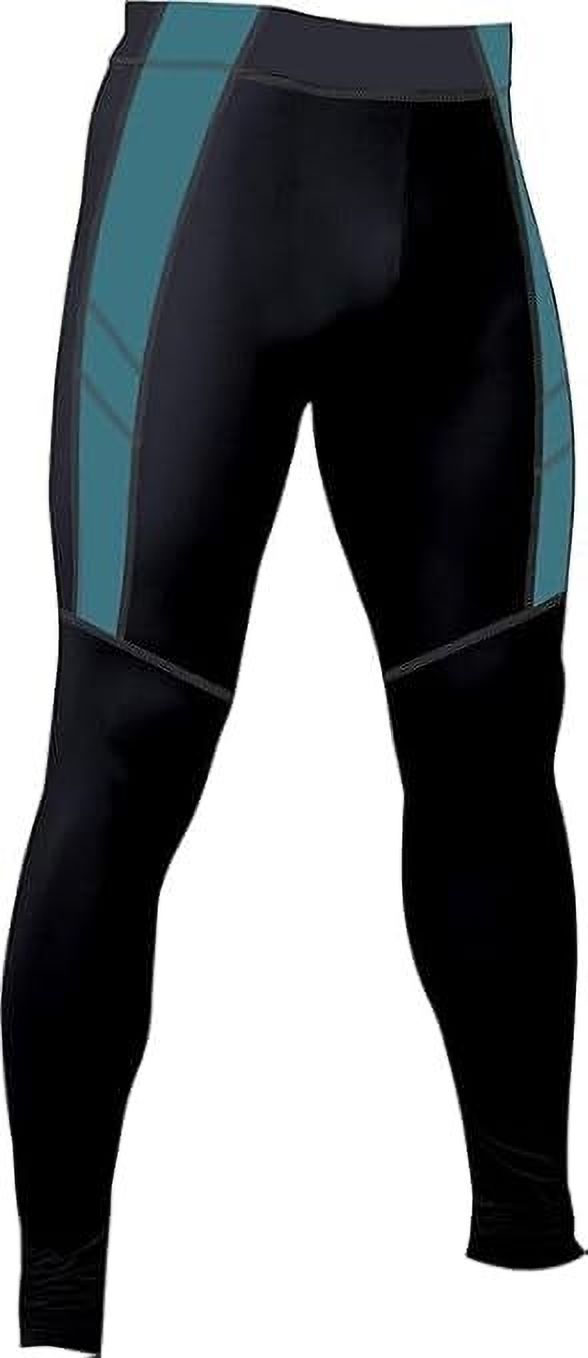 never quit Striped Men Black, Blue Tights-picture-28