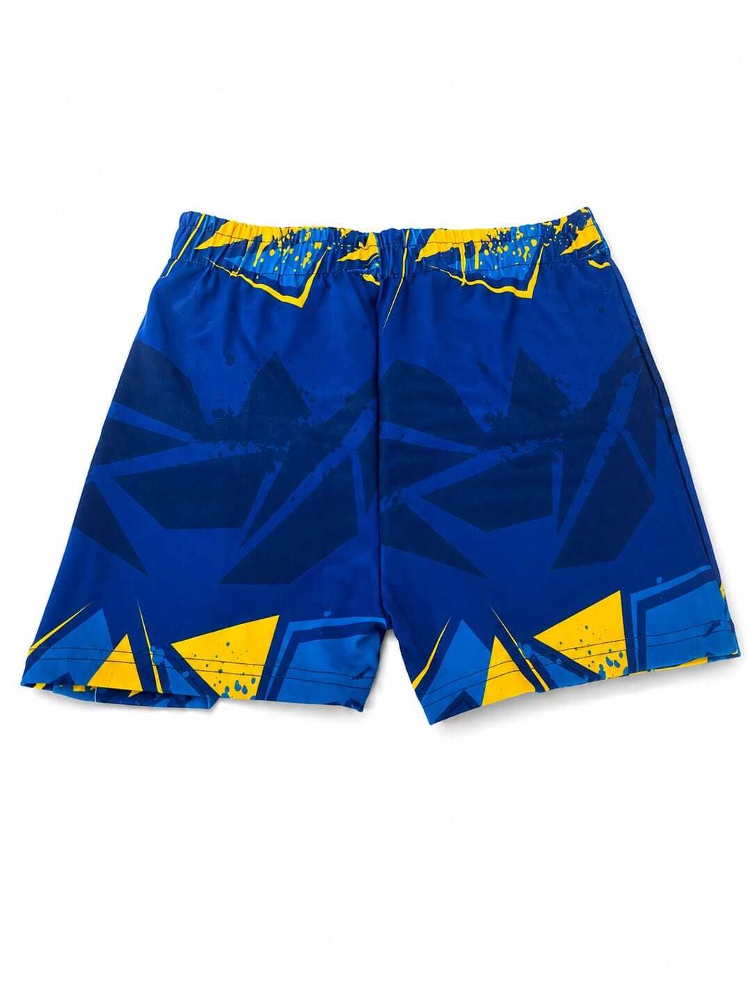 future star Graphic Print Men Blue Tights-picture-18
