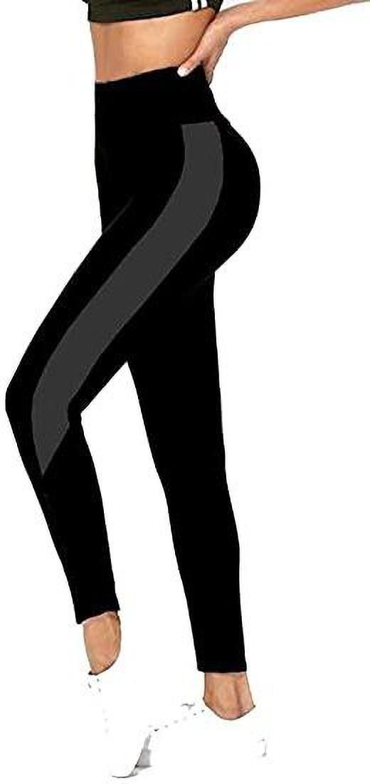 kgn hub Color Block Women Grey, Black Tights-picture-19