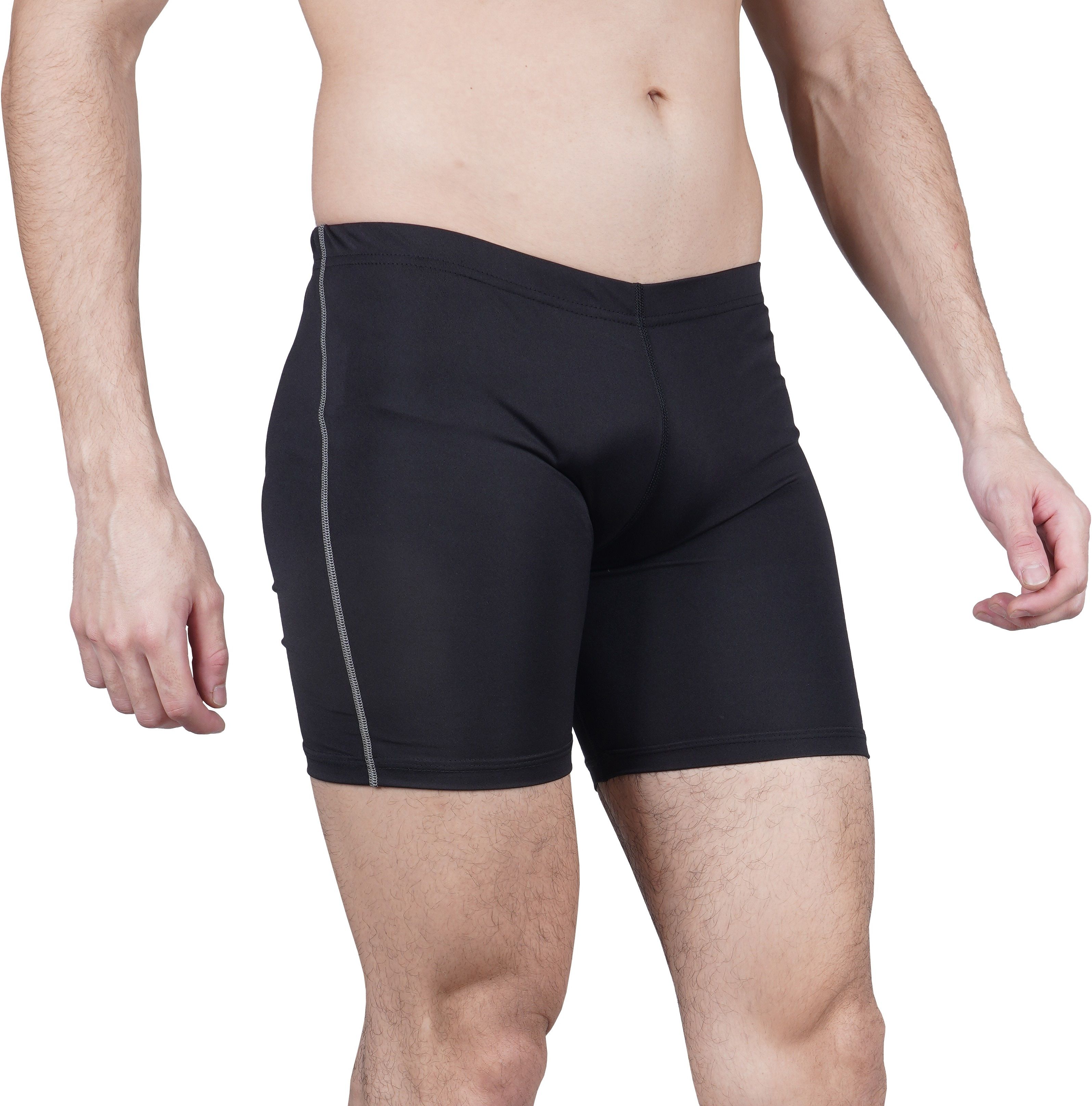 ninq Solid Men Black Tights-picture-17