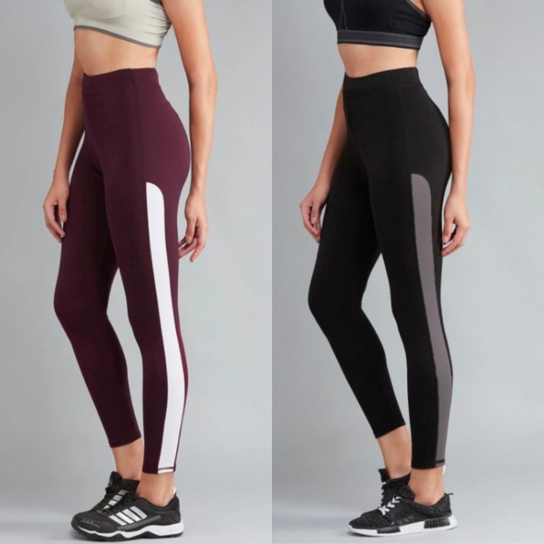 asjeggings Color Block Women Multicolor Tights-picture-18