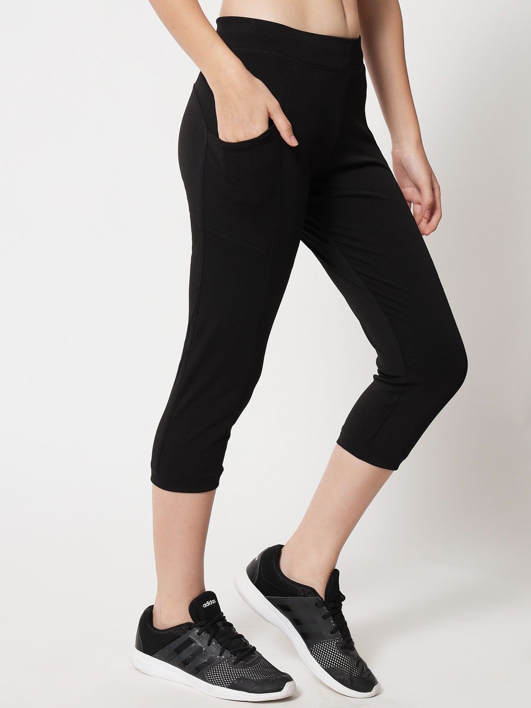 fairiano Solid Women Black Tights-picture-4