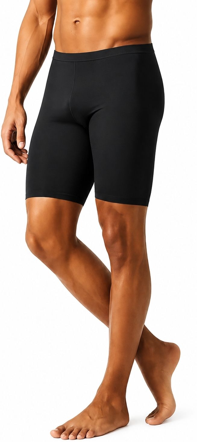 goldengarments Solid Men Black Tights-picture-43