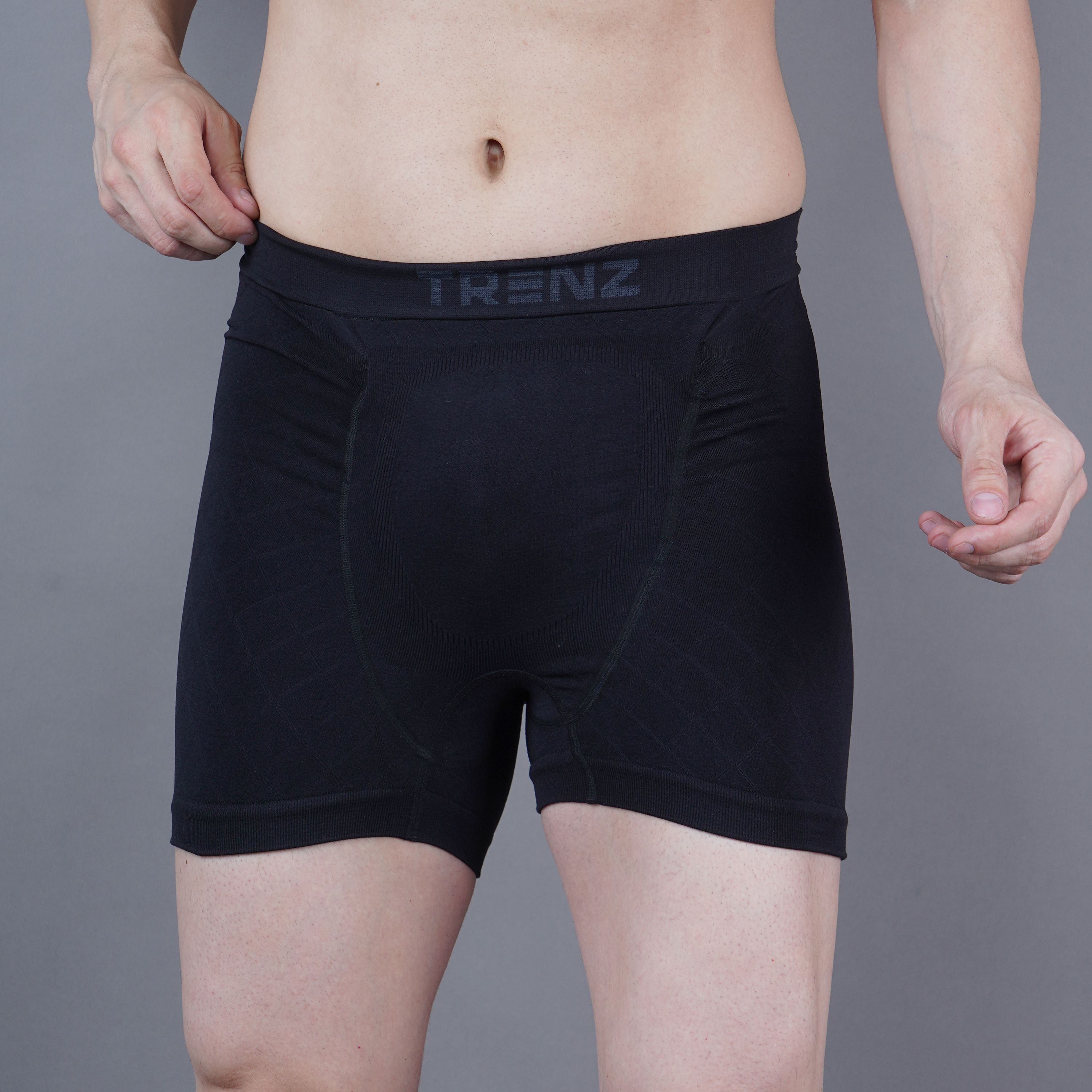 trenz Solid Men Black Tights-picture-12