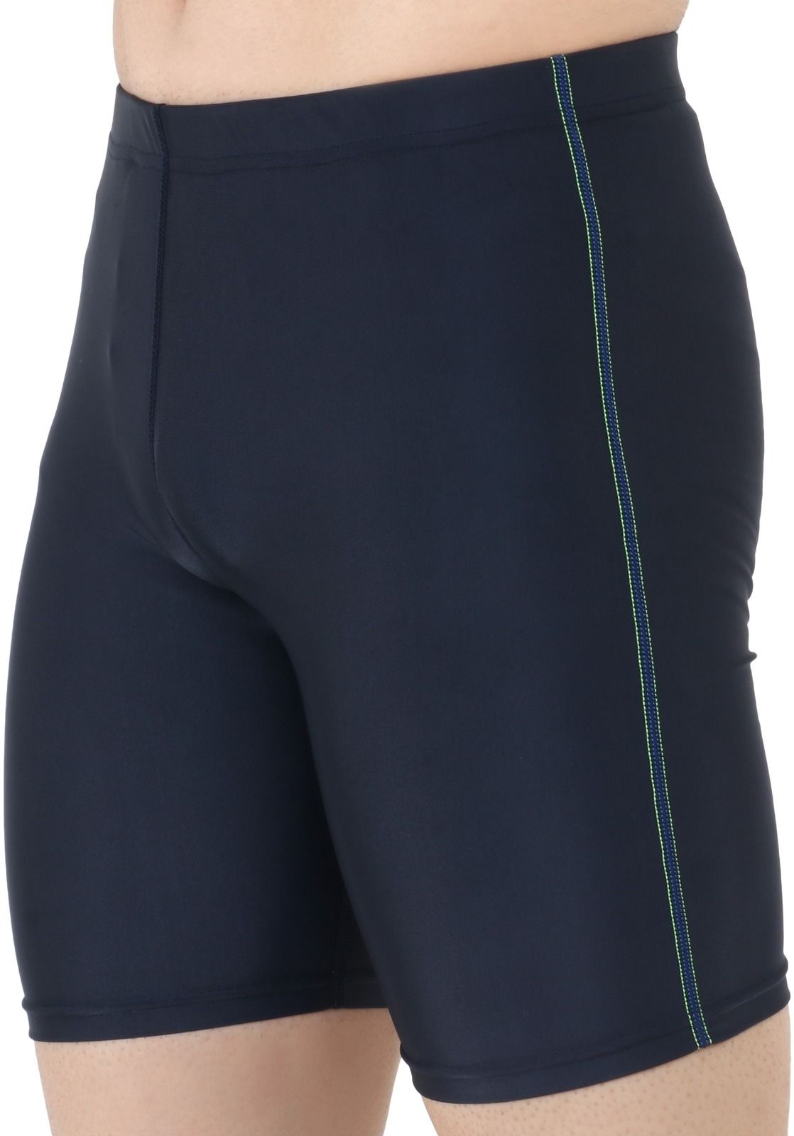 ninq Solid Men Blue Tights-picture-15