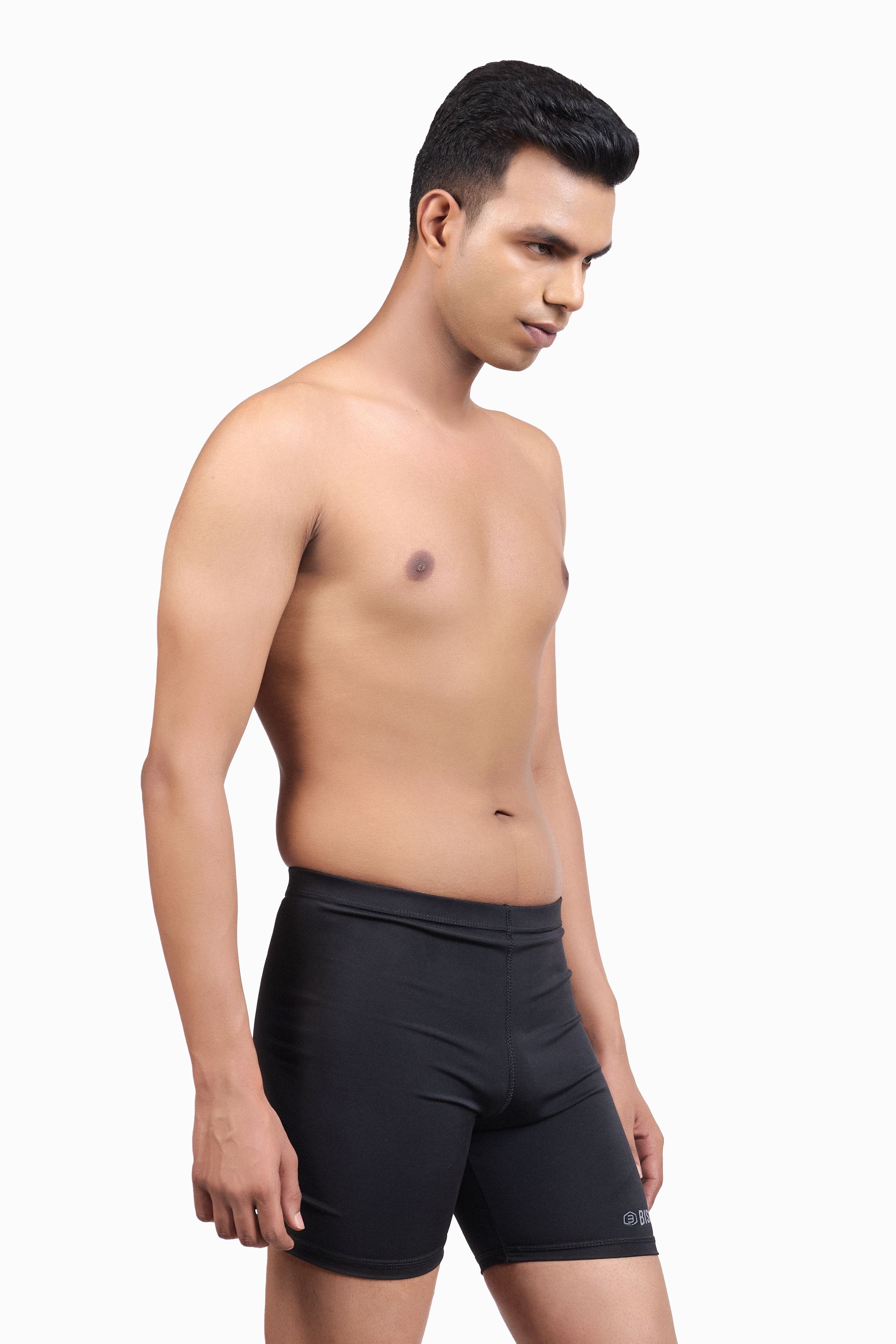 Self Design Men Black Tights-image-26
