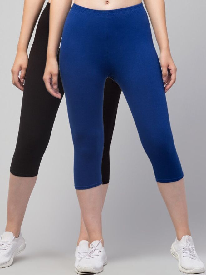 vishwakarma trends Solid Women Black, Orange Tights-picture-21